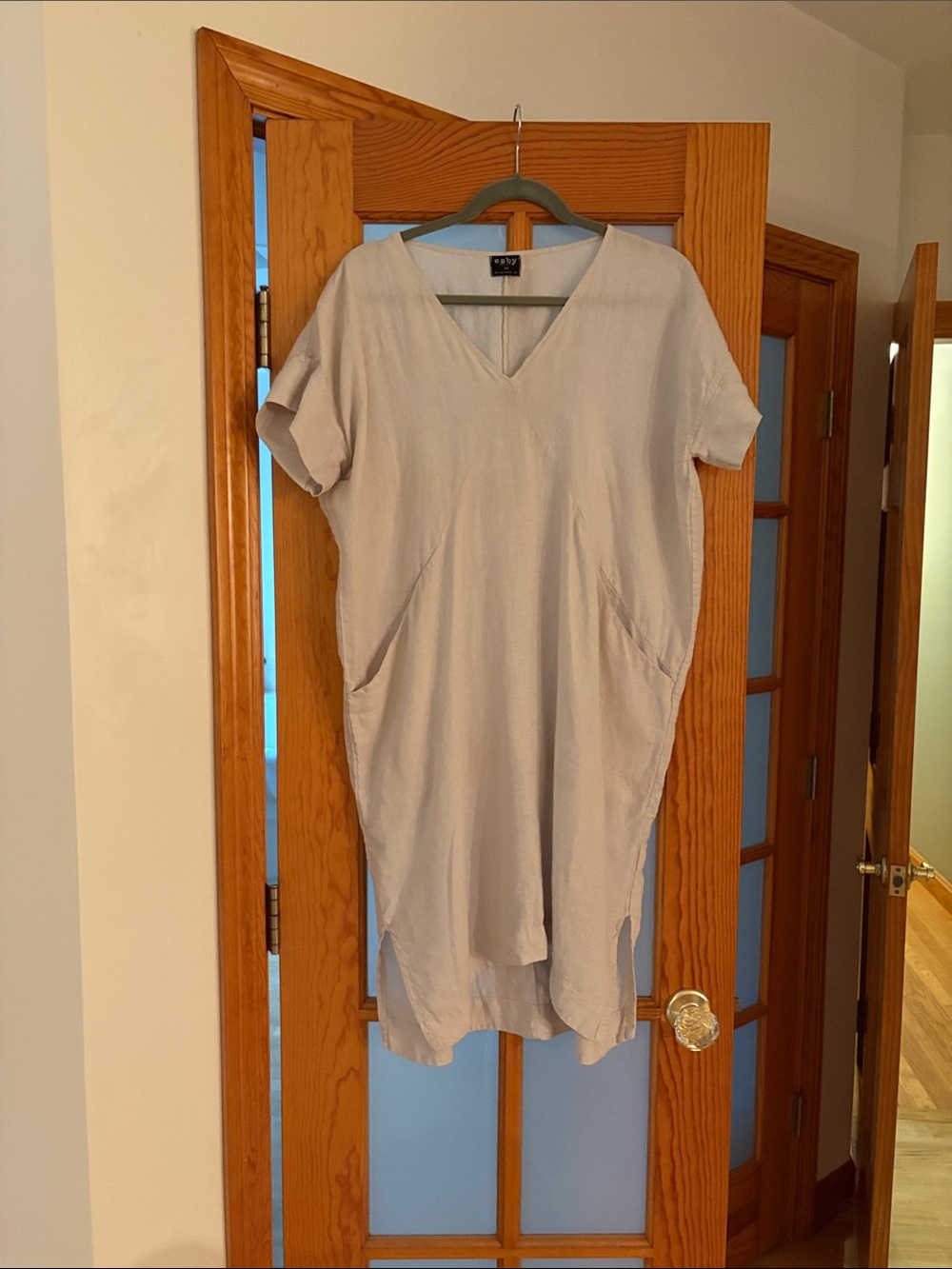 esby Light Beige Linen dress
